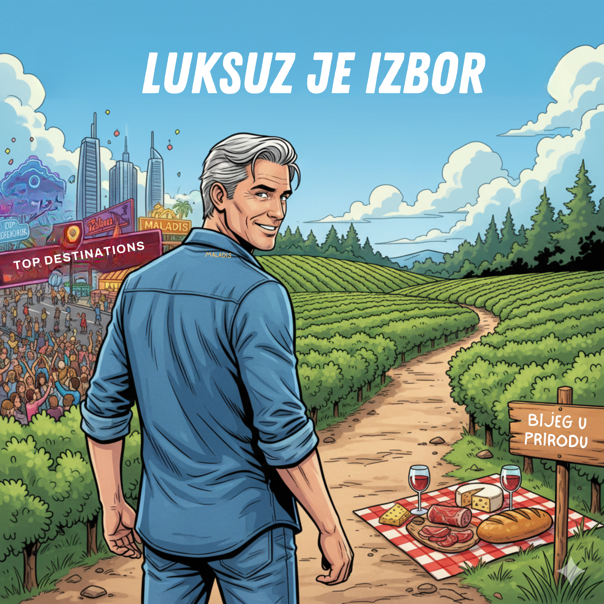 Karikatura Mila Triller