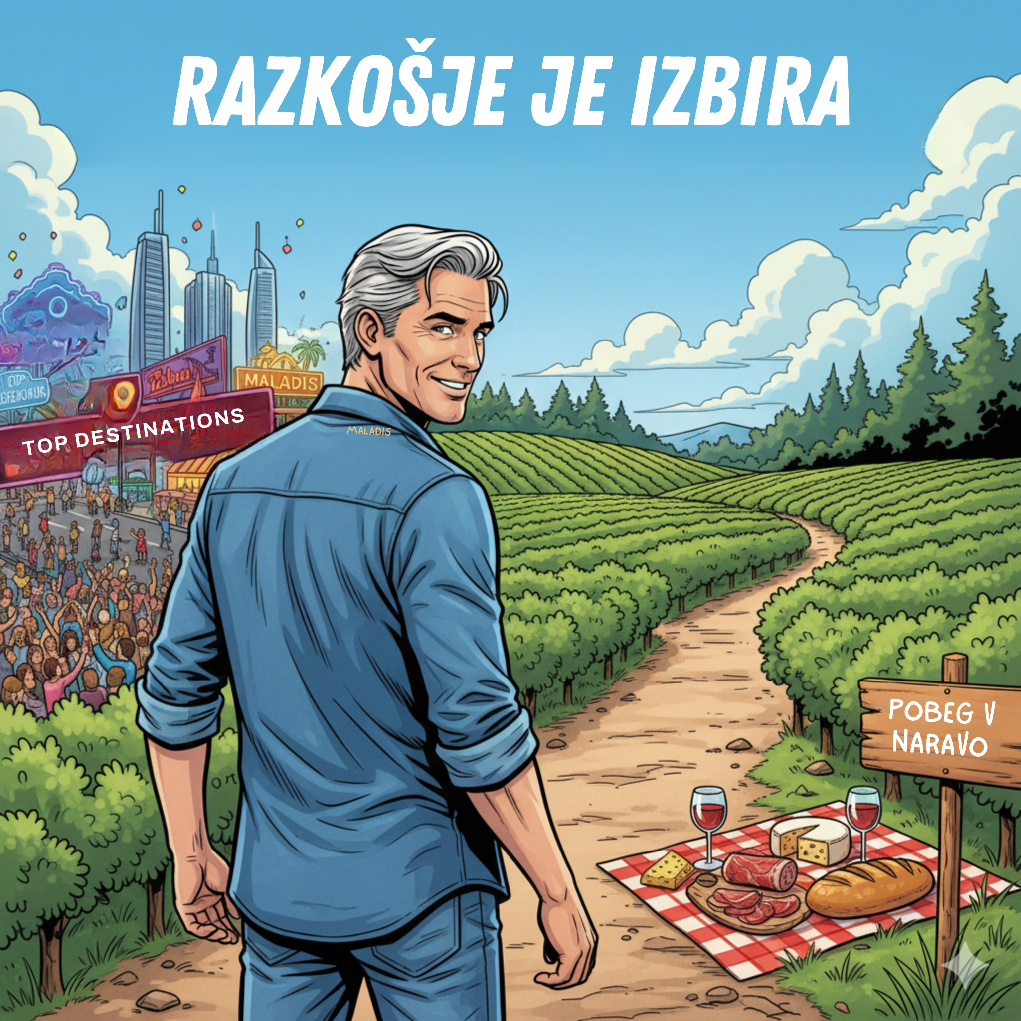 Karikatura Mila Triller