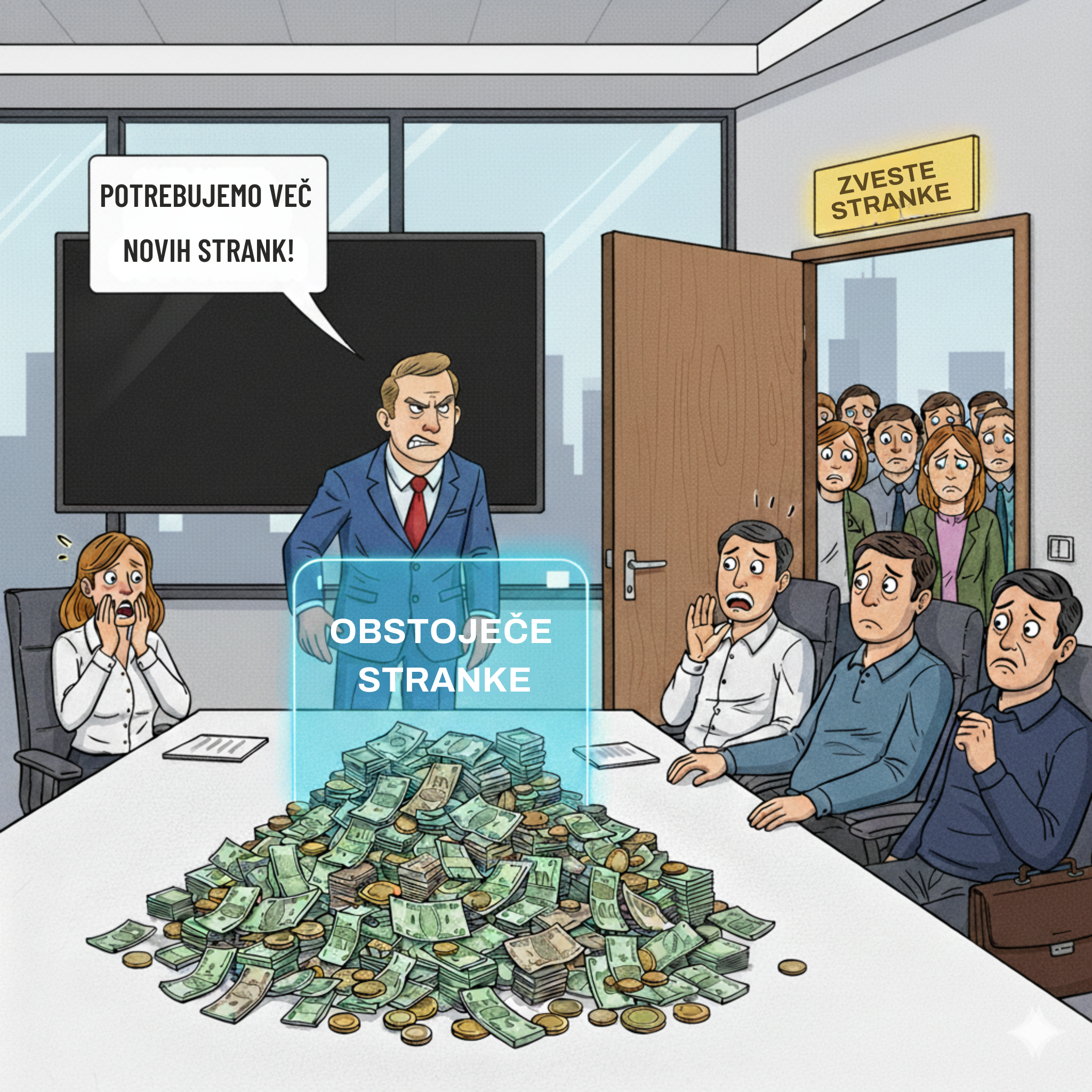 Karikatura Bo&scaron;tjan Belčič